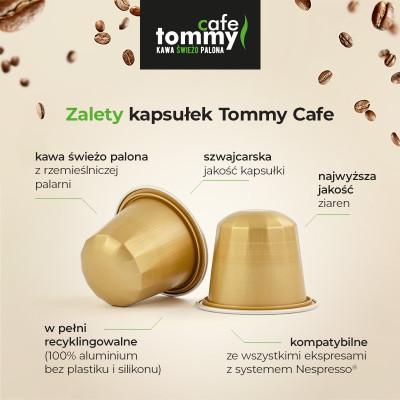 Kapsułki Tommy Cafe do Nespresso® Gold Blend 10 szt.